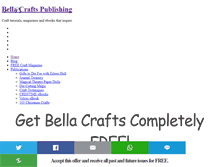Tablet Screenshot of bellacraftspublishing.com